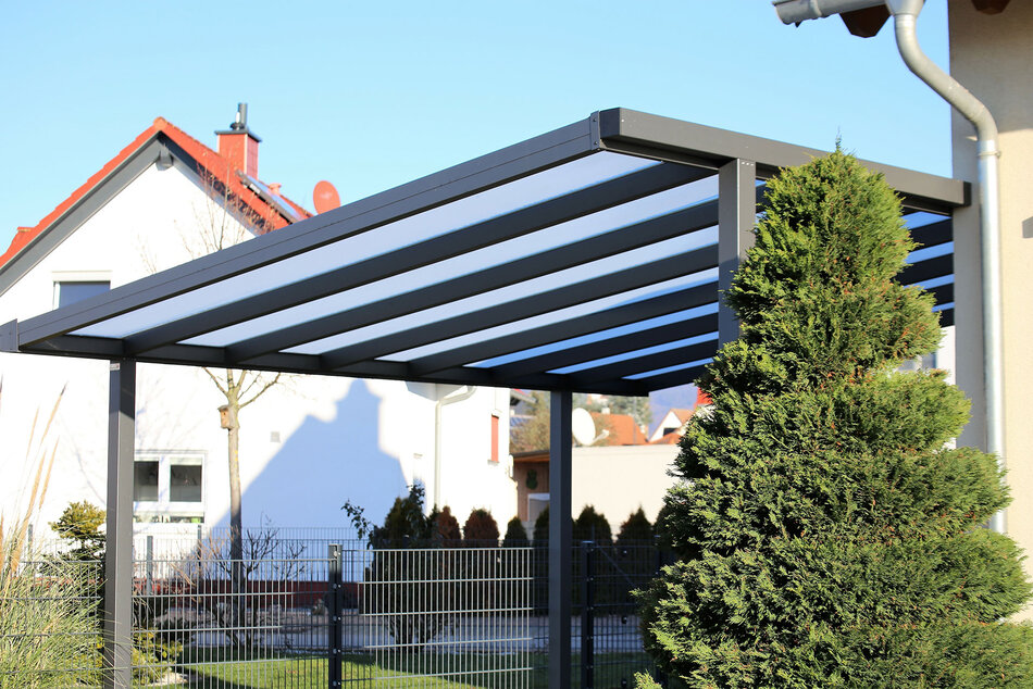 Carport aus Aluminium